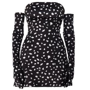 Miscreants Cupid dress with long gloves